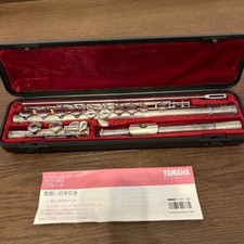 YAMAHA Flute YFL-211S NICKEL SILVER INSTRUMENT Music with Hard case E mechanism
