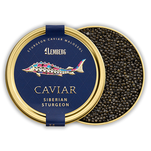 30g blue label - label, caviar