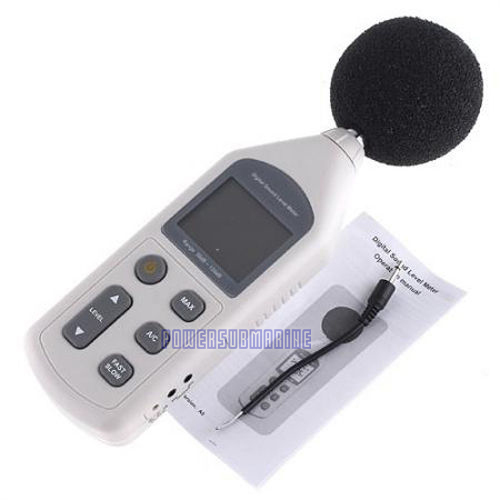 New digital sound level meter - new,