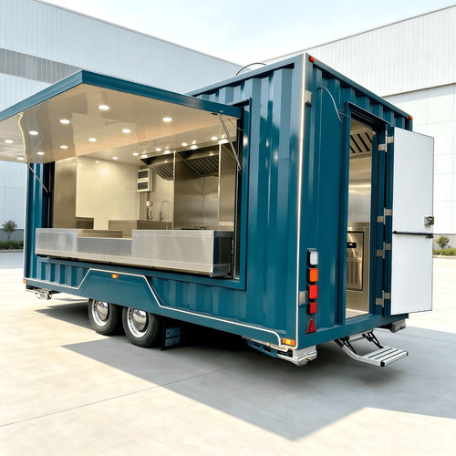 Fast food trailer truck - fast,