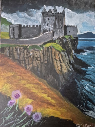 Original acrylic painting - acrylic,