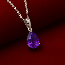 925 Sterling Silver Purple