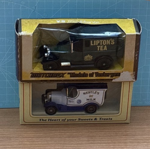 Lledo matchbox vintage vans - lledo,