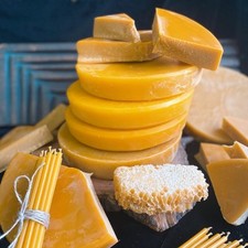 Beeswax 100%, Natural Beeswax, Pure. Cosmetic Grade, 500g - 1kg
