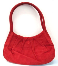 Hobbs Molly Bag red suede