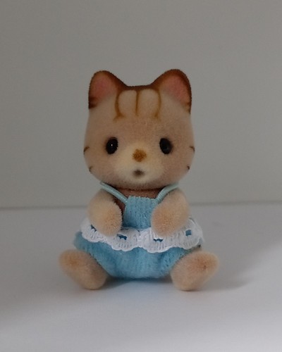 Sylvanian family banking baby - sylvanian,