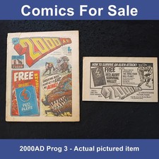 2000ad prog 3 comic - 12 March