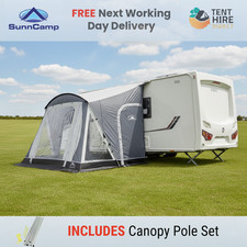 New With Canopy poles Sunncamp