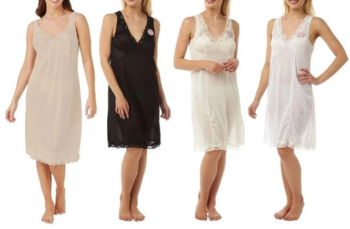 Womens wide strap nightdress - womens,