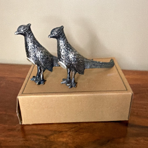 Silver pheasant salt pepper - pheasant, &