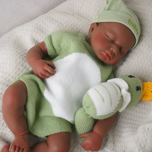 9inch painted reborn doll - painted,