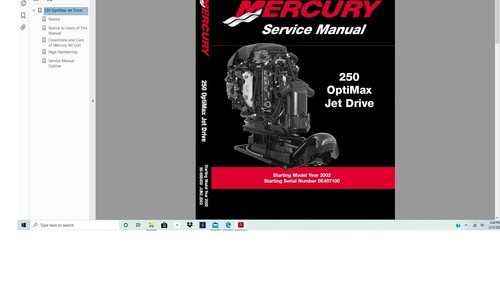 Mercury 250 optimax - , drive