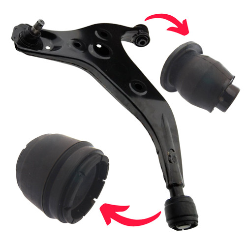 Front wishbone suspension - front,
