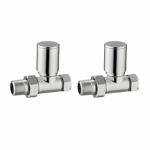 Straight chrome radiator - straight,
