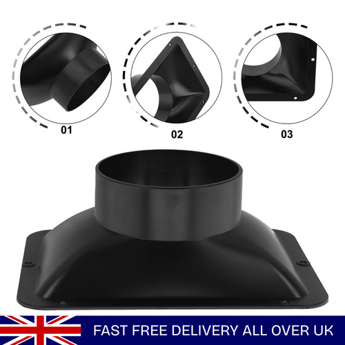 Wall flange vent connector - wall,