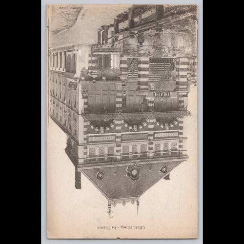 Antique postcard creil - postcard, france
