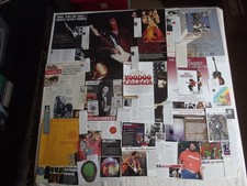JIMI HENDRIX - MAGAZINE CUTTINGS COLLECTION - CLIPPINGS, ADVERTS, POSTER X75.