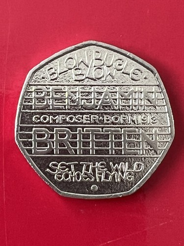 50p benjamin britten - 50p,
