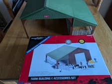 Britains 1.32 scale Farm Job Lot Of Accessories Including Stables Barn Etc