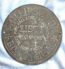 *RARE VINTAGE  Brass PHILIPS &