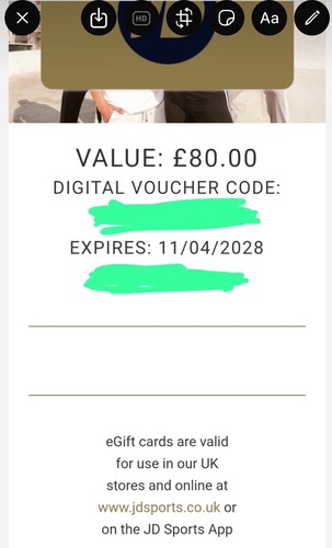 Sports digital voucher - jd,