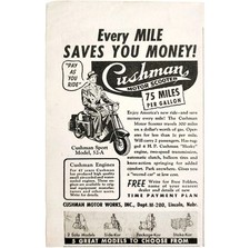 1948 Cushman Motor Scooter