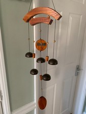 DRAGONFLY WOODEN TEMPLE BELL
