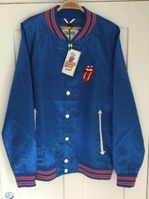 Rolling Stones Tour London 2016 - Tommy Hilfiger Blue Satin mens Bomber Jacket