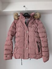 Northern Expo UK 10 Small Pink Puffer Jacket Winter Coat Warm Insulated Womens