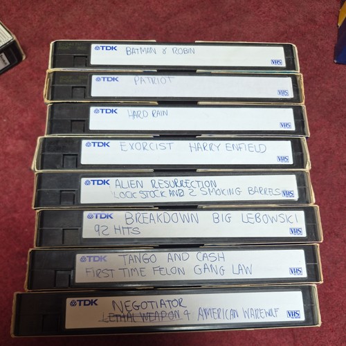 Vhs video cassette tapes - vhs,