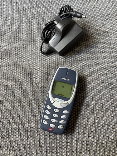 Nokia 3310 blue mobile - nokia,