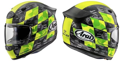 Arai astro checker yellow - arai,