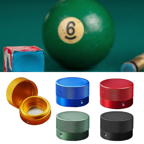 Pool cue chalk holder round - pool,