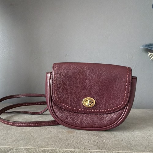 Coach park burgundy - park, leather