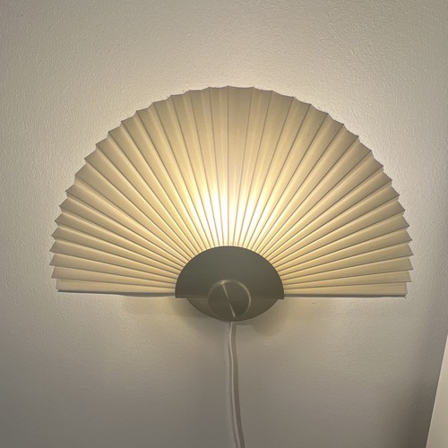 Home white pleated - home, fan