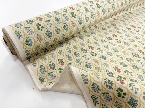 Mustard floral panama - mustard,