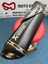 KTM Duke 790 890 Akrapovic Slip-On Black Titanium Exhaust Silencer 2020 - 2024