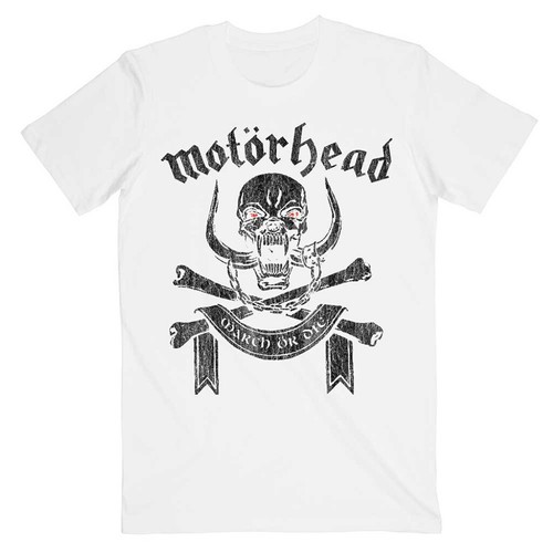Motorhead march die white - die,
