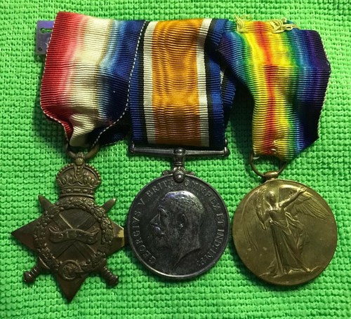 Ww1 medal trio 1914 - ww1, star