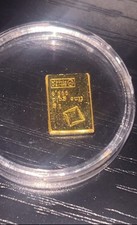 1 Gram 24ct Gold Bar Solid