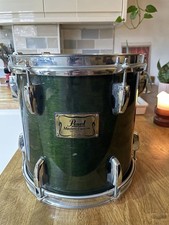 Pearl Masters Custom Maple Tom 10” X “10 Green Woodgrain
