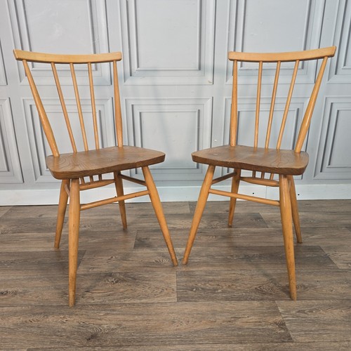 Vintage ercol dining chairs - chairs,