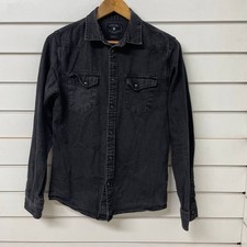 ZARA Man Black Denim Shirt