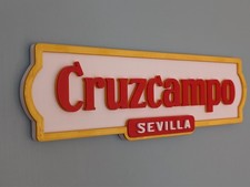 Cruzcampo 3D sign Bar Pub, Man