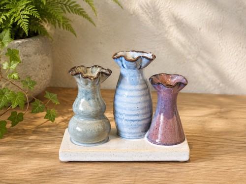 Ceramic vase pastel - 1,