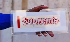 Supreme Scratch Off Box Logo Sticker FW19