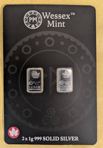Wessex mint 999 fine - 1g,