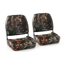 Pack folding boat seat - folding, low