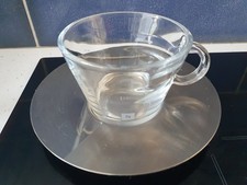 NESPRESSO Glass Espresso Cup with Metal Saucer
