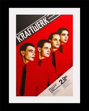KRAFTWERK Stuttgart Electronic Industrial Poster Mounted or Framed FREE POST